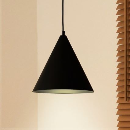 Duolla - Pakabinamas šviestuvas ant laido IRONLINE 1xG9/3W/230V Ø 25 cm juodas
