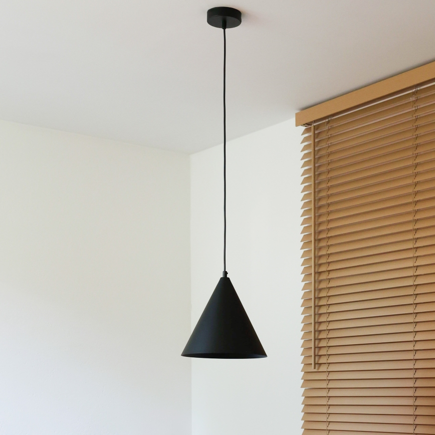 Duolla - Pakabinamas šviestuvas ant laido IRONLINE 1xG9/3W/230V Ø 25 cm juodas