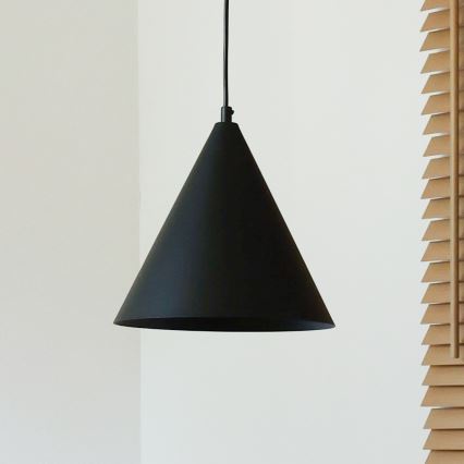 Duolla - Pakabinamas šviestuvas ant laido IRONLINE 1xG9/3W/230V Ø 25 cm juodas