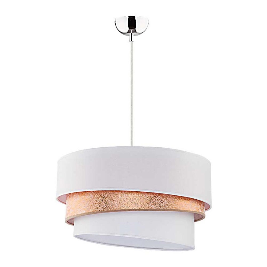 Duolla - Pakabinamas šviestuvas ant laido TRIO 1xE27/40W/230V skersmuo 45 cm auksinis/baltas