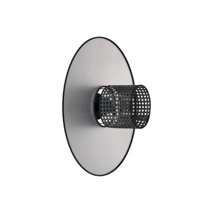 Duolla - Sieninis šviestuvas TOKYO RATTAN 1xE27/15W/230V diametras 50 cm sidabras/juoda