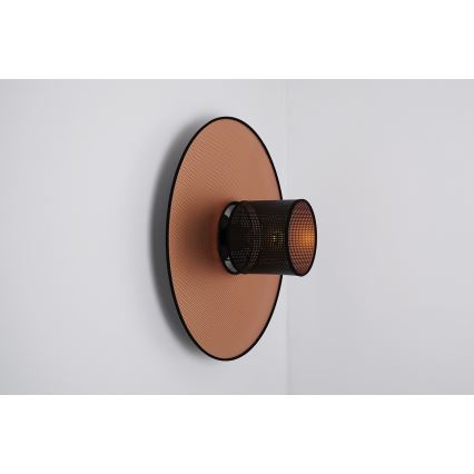 Duolla - Sieninis šviestuvas TOKYO SHINY 1xE27/15W/230V diametras 50 cm varis/juoda