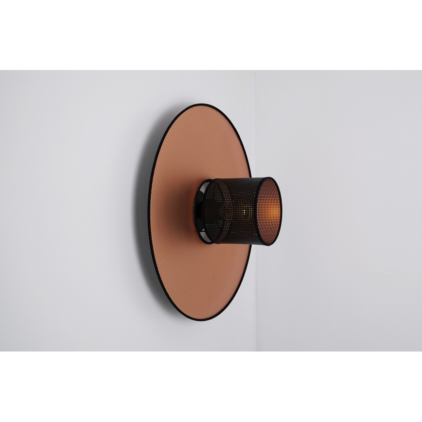 Duolla - Sieninis šviestuvas TOKYO SHINY 1xE27/15W/230V diametras 50 cm varis/juoda