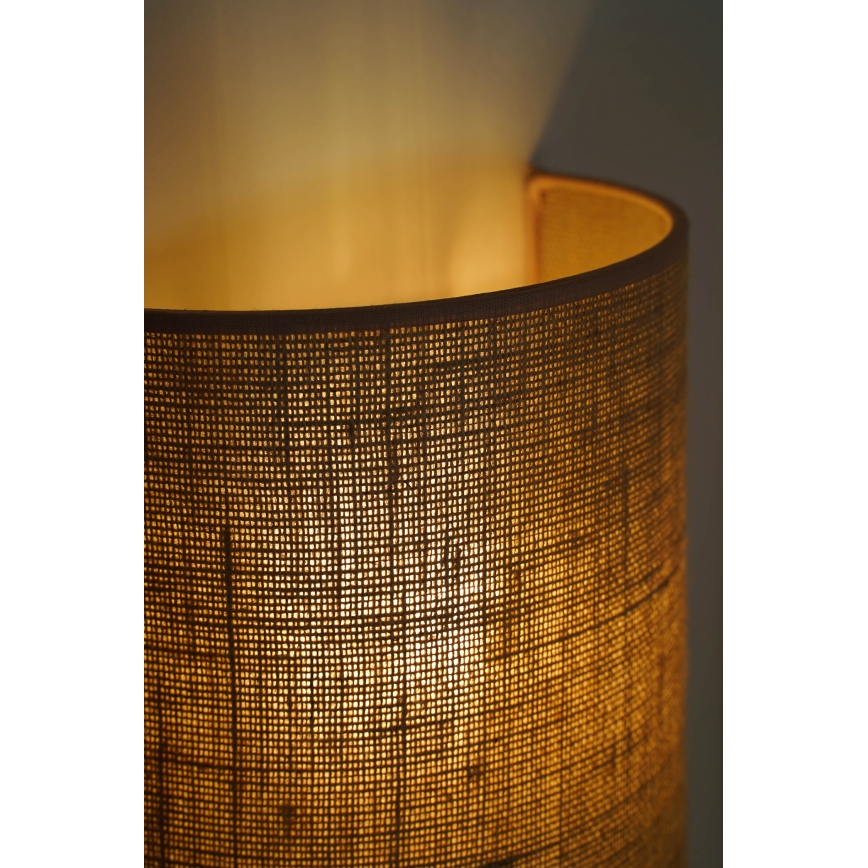 Duolla - Sieninis šviestuvas YUTE 1xE27/15W/230V diametras 20 cm ruda