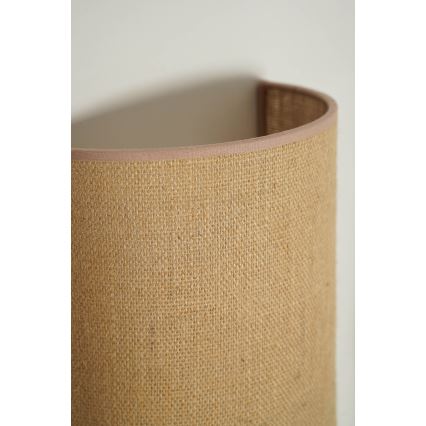 Duolla - Sieninis šviestuvas YUTE 1xE27/15W/230V diametras 20 cm ruda