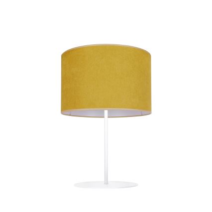 Duolla - Stalinis šviestuvas BRISTOL 1xE14/15W/230V diametras 17,5 cm geltona/balta