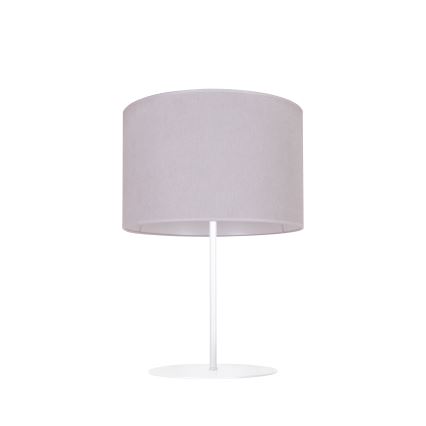 Duolla - Stalinis šviestuvas BRISTOL 1xE14/15W/230V diametras 17,5 cm pilka/balta