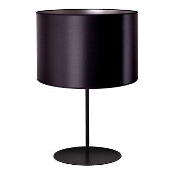 Duolla - Stalinis šviestuvas CANNES 1xE14/15W/230V diametras 20 cm juoda/sidabras