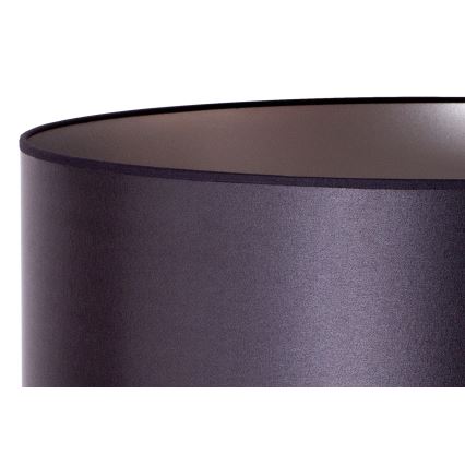 Duolla - Stalinis šviestuvas CANNES 1xE14/15W/230V diametras 20 cm juoda/sidabras
