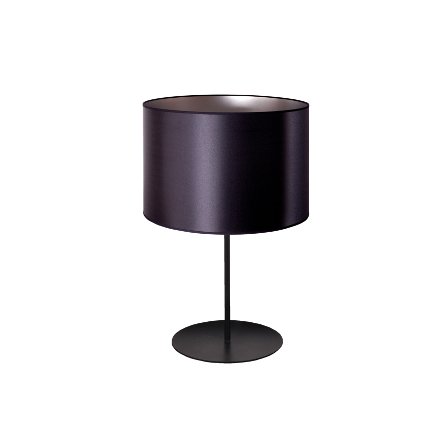 Duolla - Stalinis šviestuvas CANNES 1xE14/15W/230V diametras 20 cm juoda/sidabras