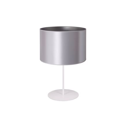 Duolla - Stalinis šviestuvas CANNES 1xE14/15W/230V diametras 20 cm sidabras/balta