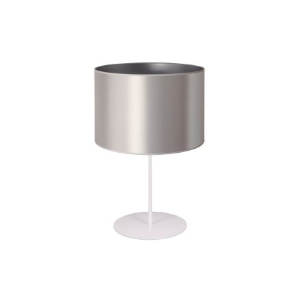 Duolla - Stalinis šviestuvas CANNES 1xE14/15W/230V diametras 20 cm sidabras/balta