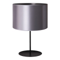 Duolla - Stalinis šviestuvas CANNES 1xE14/15W/230V diametras 20 cm sidabras/juoda