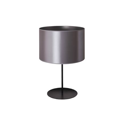 Duolla - Stalinis šviestuvas CANNES 1xE14/15W/230V diametras 20 cm sidabras/juoda