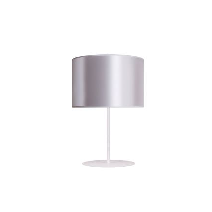 Duolla - Stalinis šviestuvas CANNES 1xE14/15W/230V diametras 20 cm sidabras/varis/balta