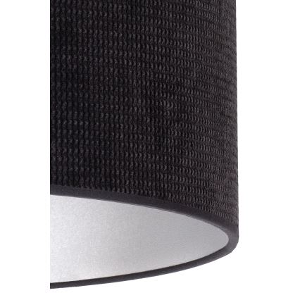 Duolla - Stalinis šviestuvas LYON 1xE27/15W/230V diametras 30 cm juoda