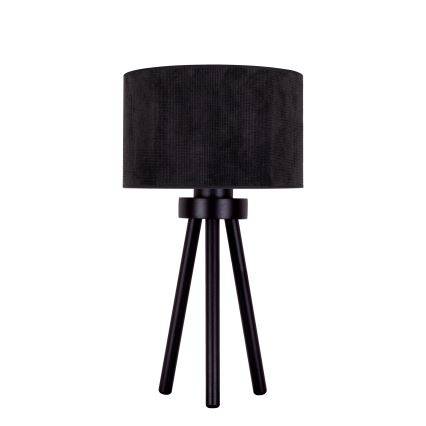 Duolla - Stalinis šviestuvas LYON 1xE27/15W/230V diametras 30 cm juoda