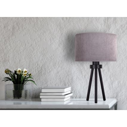 Duolla - Stalinis šviestuvas LYON 1xE27/15W/230V diametras 30 cm pilka