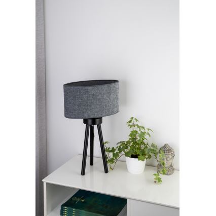 Duolla - Stalinis šviestuvas OVAL 1xE27/15W/230V diametras 30 cm pilka