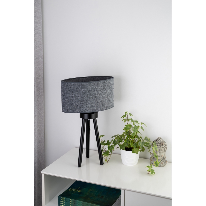 Duolla - Stalinis šviestuvas OVAL 1xE27/15W/230V diametras 30 cm pilka