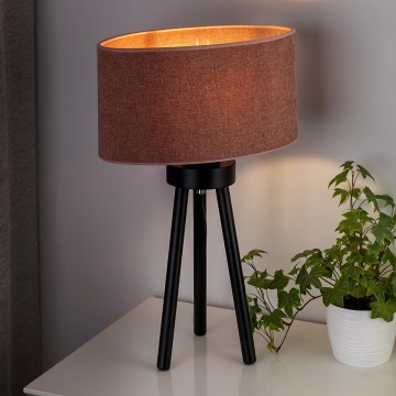 Duolla - Stalinis šviestuvas OVAL 1xE27/15W/230V diametras 30 cm rausva