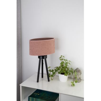 Duolla - Stalinis šviestuvas OVAL 1xE27/15W/230V diametras 30 cm rausva