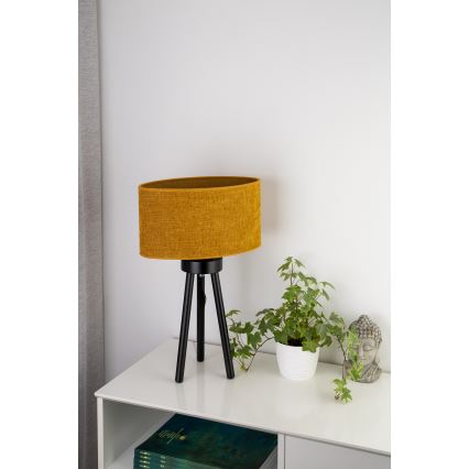Duolla - Stalinis šviestuvas OVAL 1xE27/15W/230V diametras 30 cm ruda