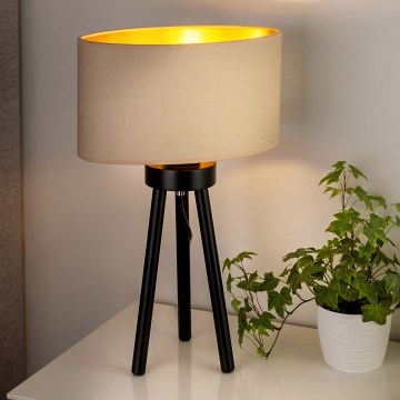 Duolla - Stalinis šviestuvas OVAL VEGAN 1xE27/15W/230V diametras 30 cm kreminė