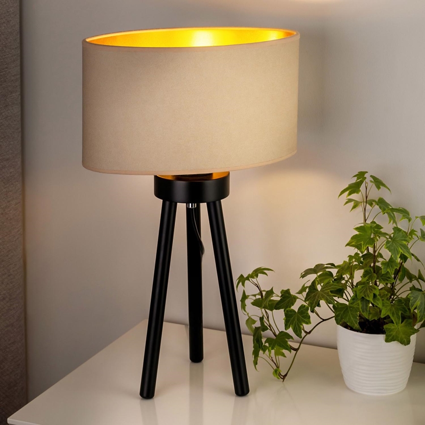 Duolla - Stalinis šviestuvas OVAL VEGAN 1xE27/15W/230V diametras 30 cm kreminė