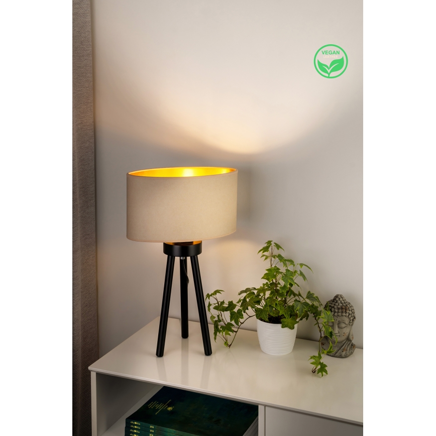 Duolla - Stalinis šviestuvas OVAL VEGAN 1xE27/15W/230V diametras 30 cm kreminė