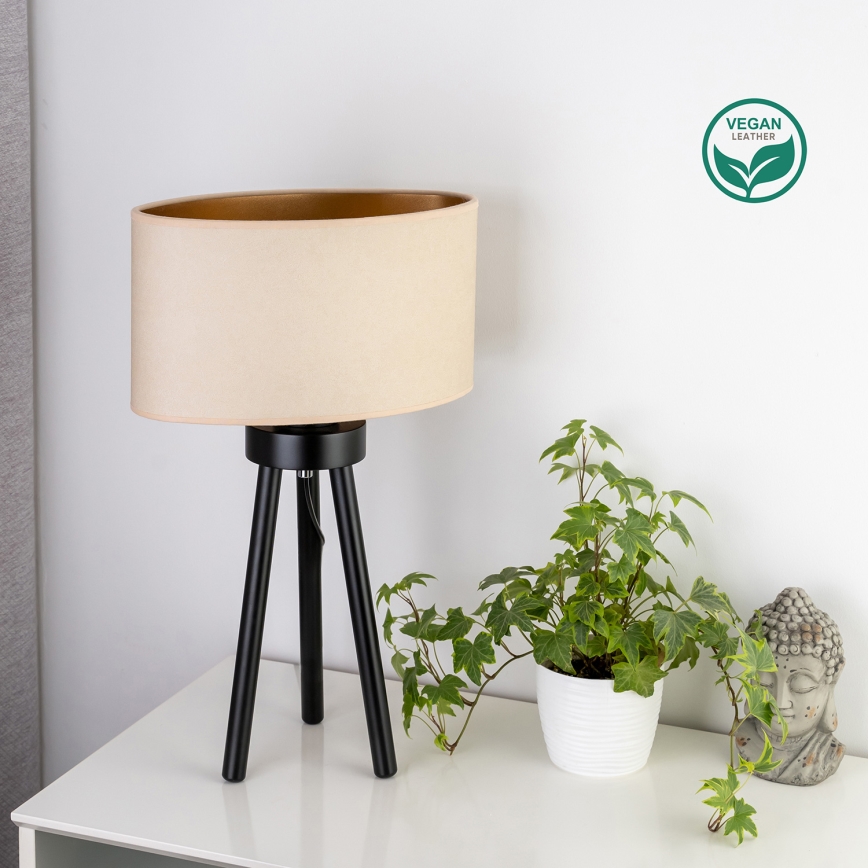 Duolla - Stalinis šviestuvas OVAL VEGAN 1xE27/15W/230V diametras 30 cm kreminė