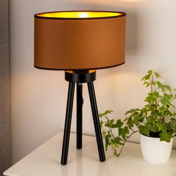 Duolla - Stalinis šviestuvas OVAL VEGAN 1xE27/15W/230V diametras 30 cm ruda