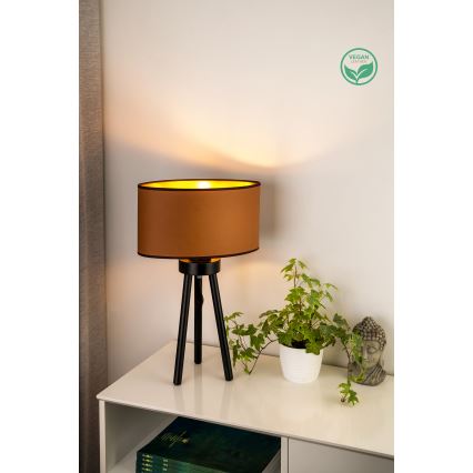 Duolla - Stalinis šviestuvas OVAL VEGAN 1xE27/15W/230V diametras 30 cm ruda