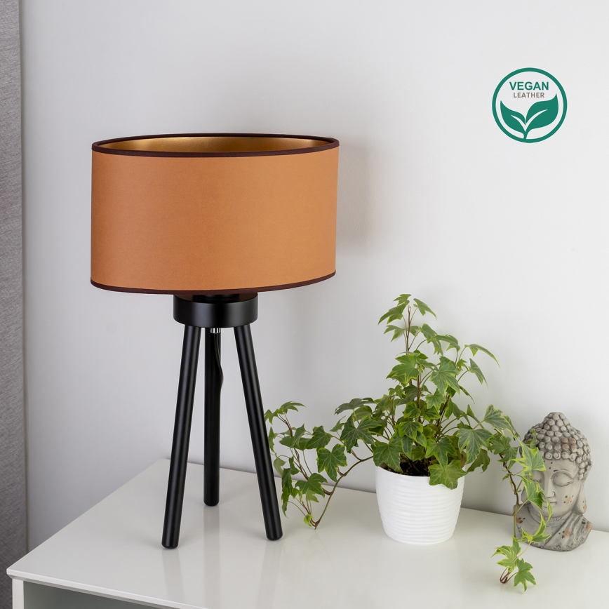 Duolla - Stalinis šviestuvas OVAL VEGAN 1xE27/15W/230V diametras 30 cm ruda