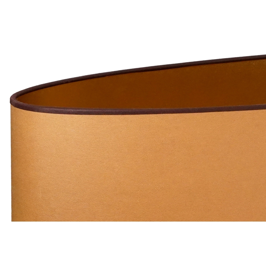 Duolla - Stalinis šviestuvas OVAL VEGAN 1xE27/15W/230V diametras 30 cm ruda