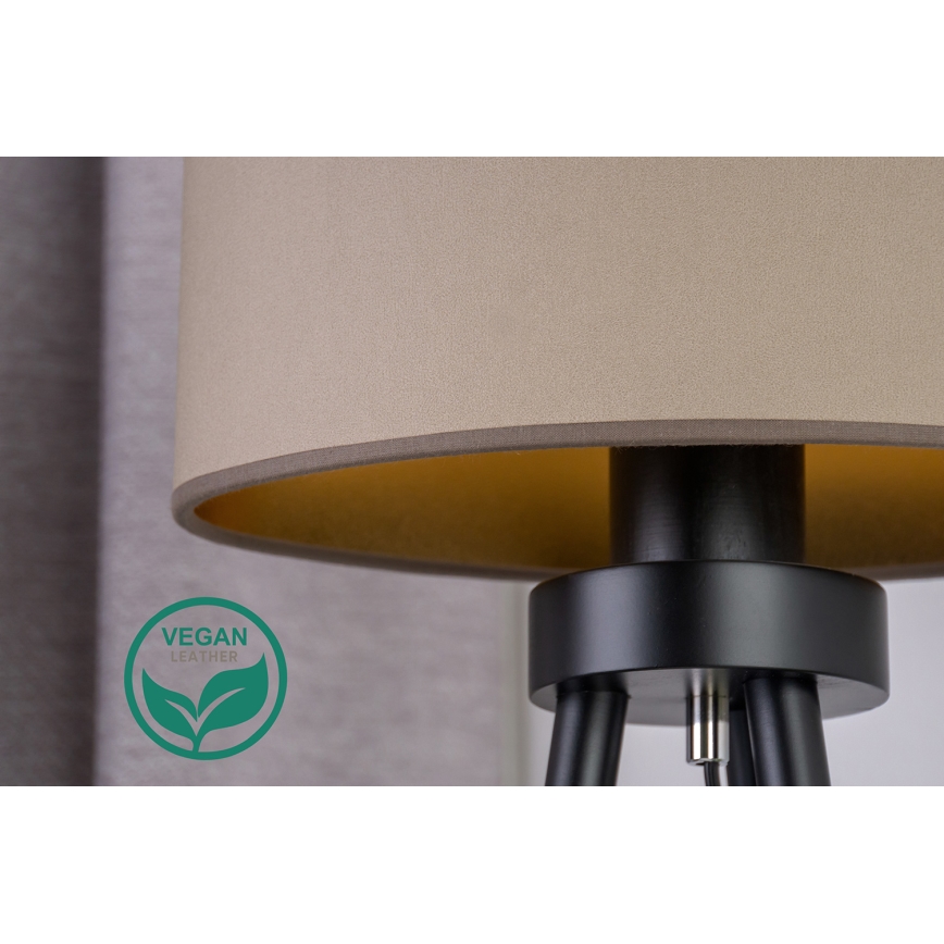 Duolla - Stalinis šviestuvas OVAL VEGAN 1xE27/15W/230V diametras 30 cm smėlio spalva