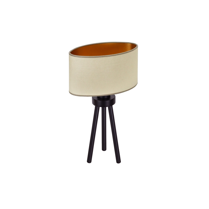 Duolla - Stalinis šviestuvas OVAL VEGAN 1xE27/15W/230V diametras 30 cm smėlio spalva