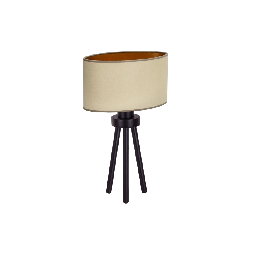 Duolla - Stalinis šviestuvas OVAL VEGAN 1xE27/15W/230V diametras 30 cm smėlio spalva
