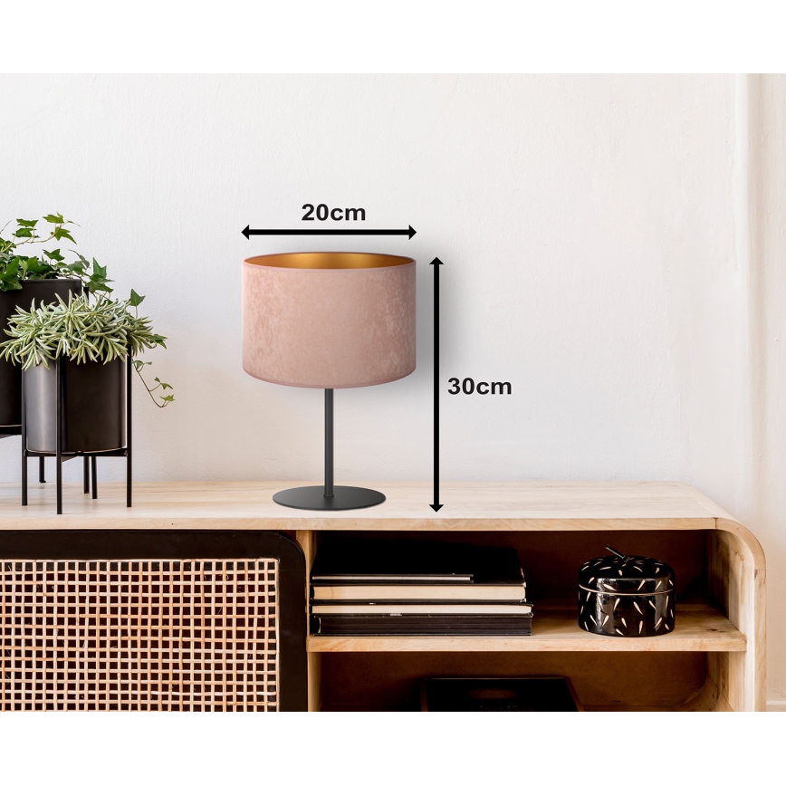 Duolla - Stalinis šviestuvas ROLLER 1xE14/15W/230V diametras 20 cm smėlio spalva/auksas