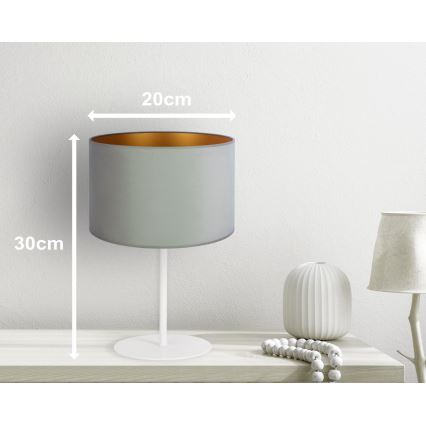 Duolla - Stalinis šviestuvas ROLLER 1xE14/15W/230V diametras 20 cm šviesiai žalia/auksas