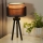 Duolla - Stalinis šviestuvas WOOD BOHO 1xE27/15W/230V diametras 25 cm juoda/smėlio spalva