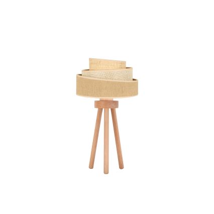 Duolla - Stalinis šviestuvas YUTE TRIO 1xE27/15W/230V diametras 25 cm ruda/pilka/smėlio spalva