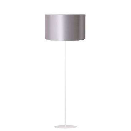 Duolla - Stojací  lempa CANNES 1xE27/15W/230V diametras 45 cm sidabras/balta