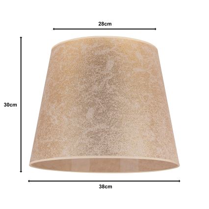 Duolla - Šviestuvo gaubtas sietynui CLASSIC L E27 diametras 38 cm auksas