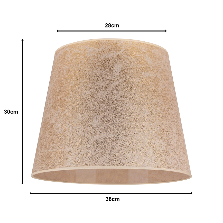 Duolla - Šviestuvo gaubtas sietynui CLASSIC L E27 diametras 38 cm auksas