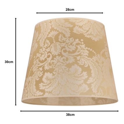Duolla - Šviestuvo gaubtas sietynui CLASSIC L E27 diametras 38 cm auksas