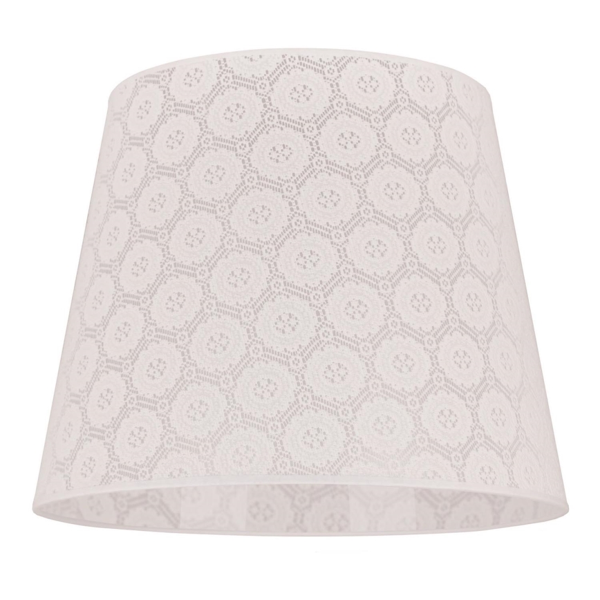 Duolla - Šviestuvo gaubtas sietynui CLASSIC L E27 diametras 38 cm balta