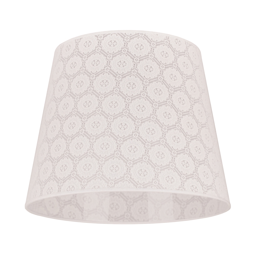 Duolla - Šviestuvo gaubtas sietynui CLASSIC L E27 diametras 38 cm balta