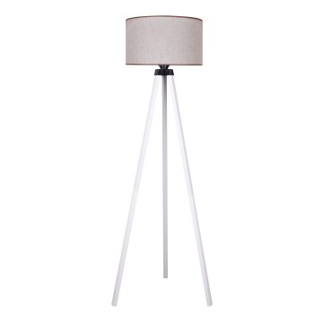 Duolla - Toršeras 1xE27/60W/230V diametras 44 cm smėlio spalva/balta