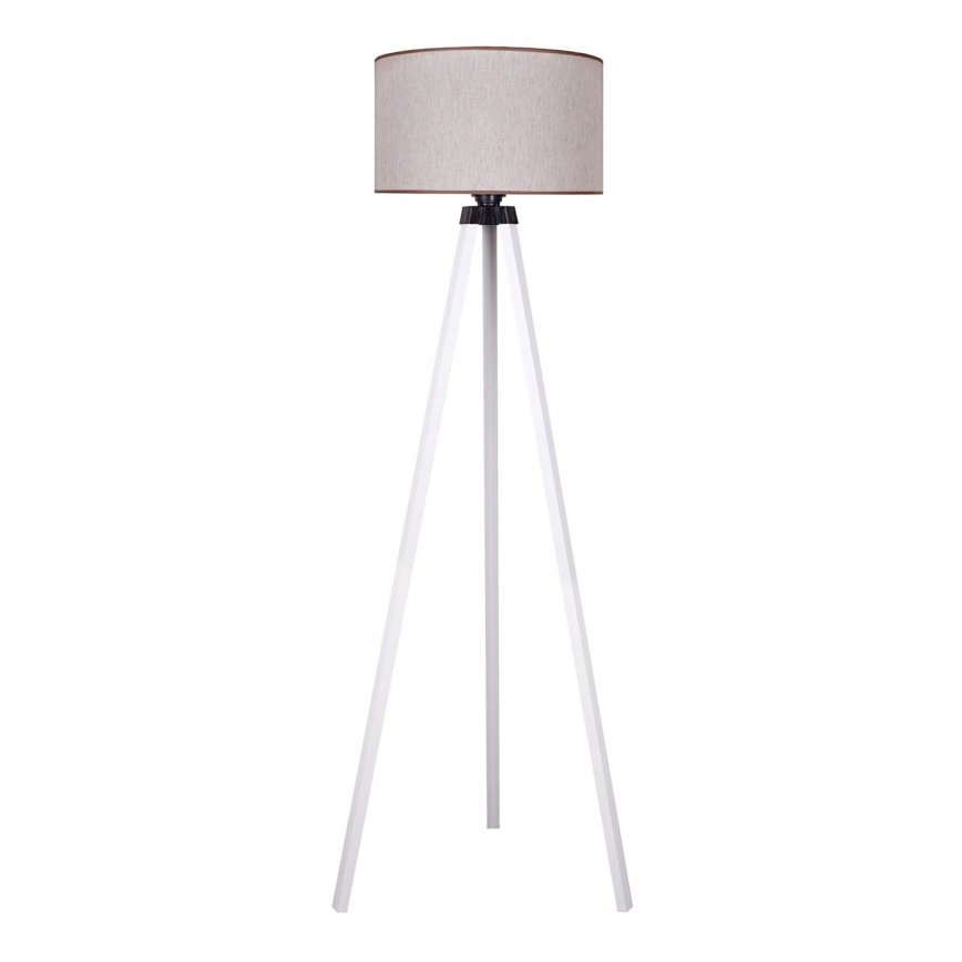 Duolla - Toršeras 1xE27/60W/230V diametras 44 cm smėlio spalva/balta